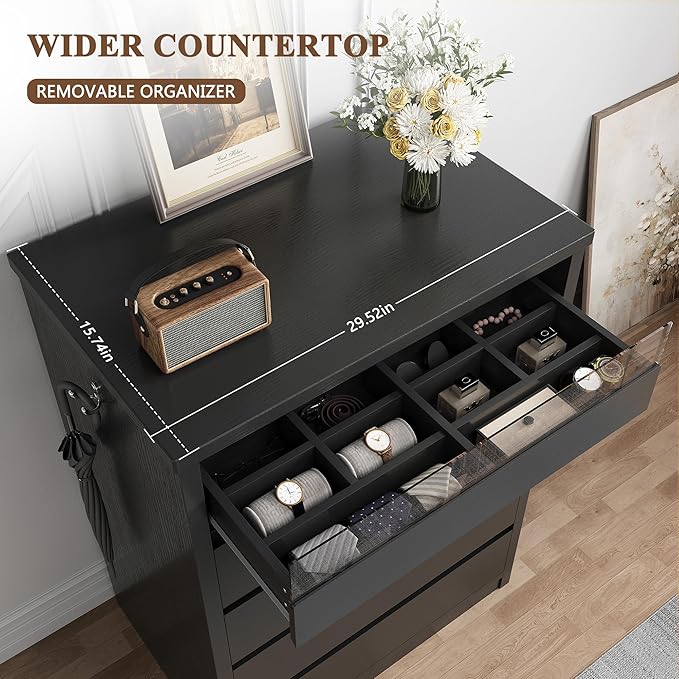 Jocoevol 5 Drawer Dresser for Bedroom