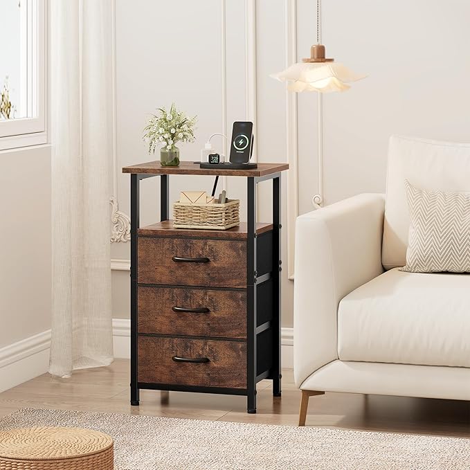 Vagusicc Nightstand Set of 2