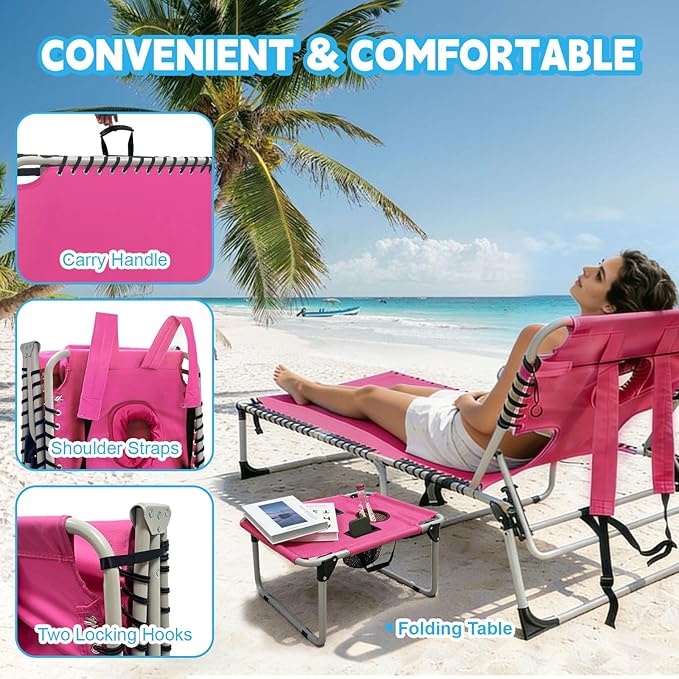 Backpack Sun Tanning Chair