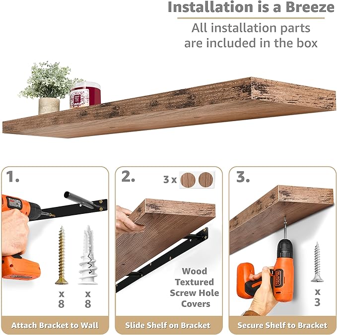 Sorbus Floating Shelves for Wall