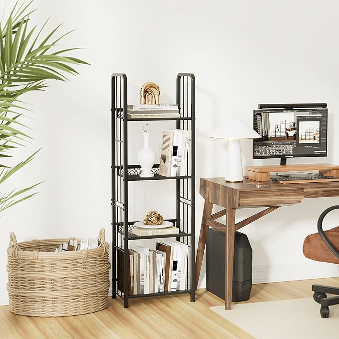 Bookshelf Vertical Storage Freestanding Storage Stand