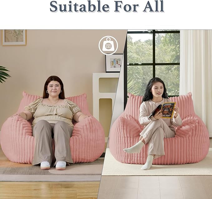 Giant Plush Bean Bag Chair for Adults