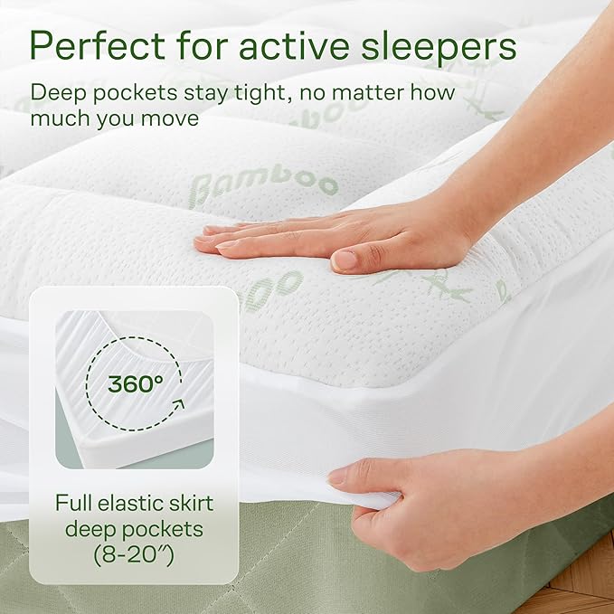 Niagara Sleep Solution Ultra Soft California King Size Mattress Topper