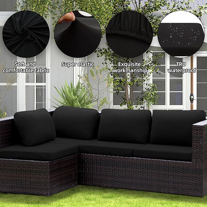 Outdoor Cushion Covers Set, Replacement