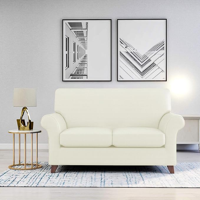 ZNSAYOTX 3 Piece Loveseat Covers