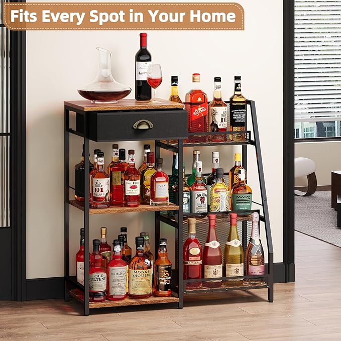 Jakyitvi Liquor Cabinet Bar for Home