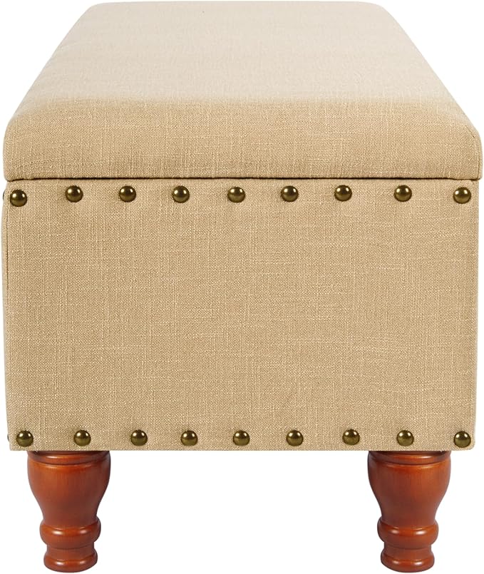 HomePop Large Rectangle Storage Bench