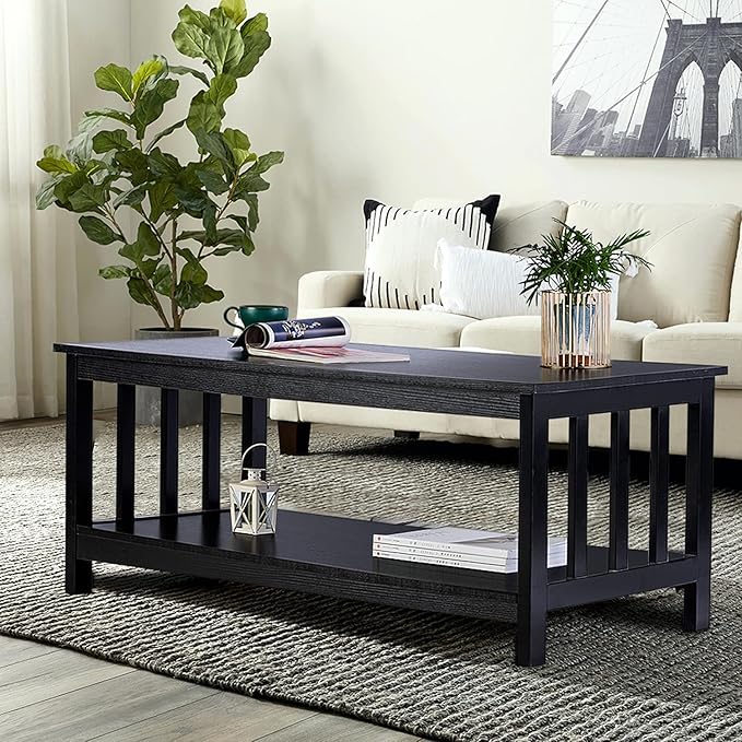 ChooChoo Mission Coffee Table, 40 Black