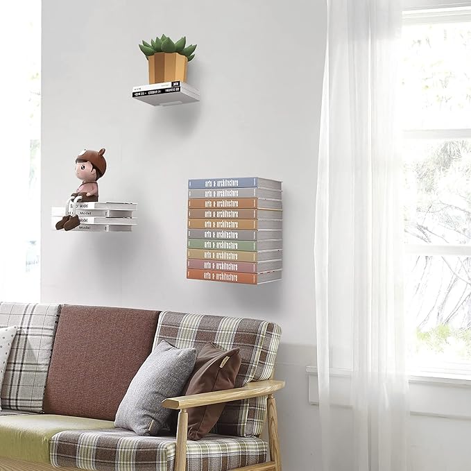 STORAGE MANIAC Floating Book Shelves