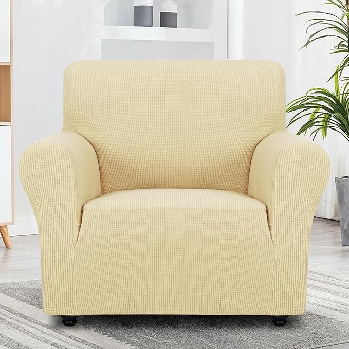 ZNSAYOTX Super Stretch Chair Slipcover Universal Sofa Chair Covers
