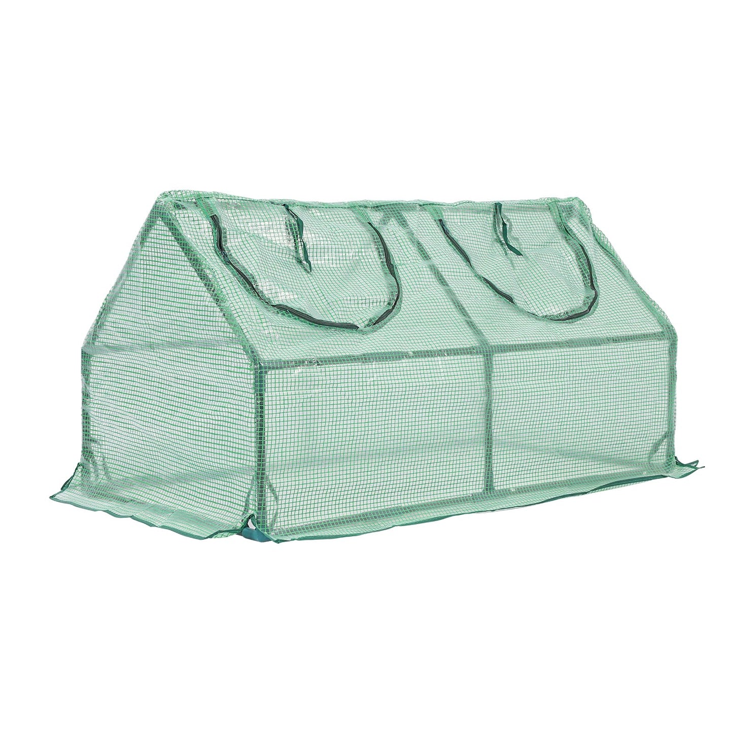 BPS 4x2x2 FT 3-in-1 Mini Greenhouse Kit, Small Greenhouse with Triple-Layer Window for All-Season Vegetable and Plant Growing