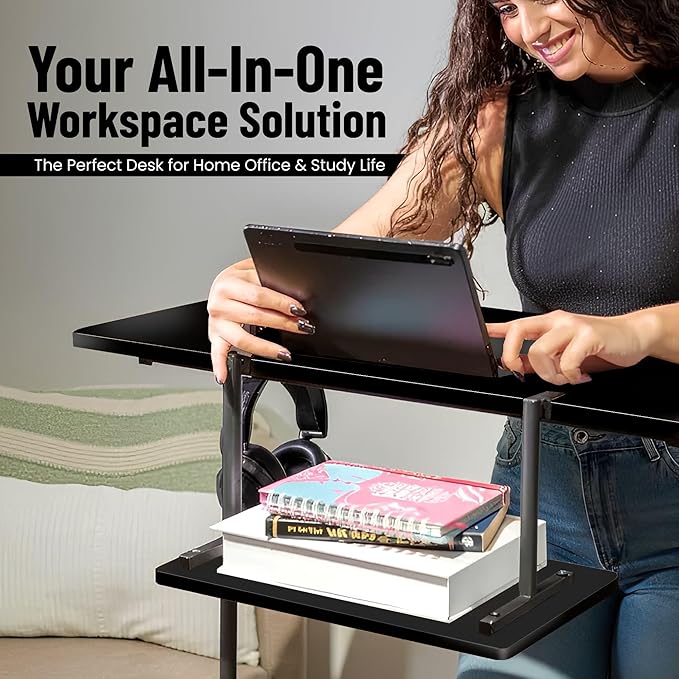 Model 2026 Adjustable Height Rolling Desk