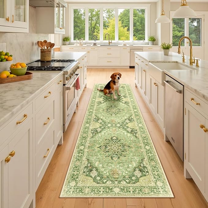 RELEANY Area Rugs 2'x8' Runner Rug Non Slip Washable