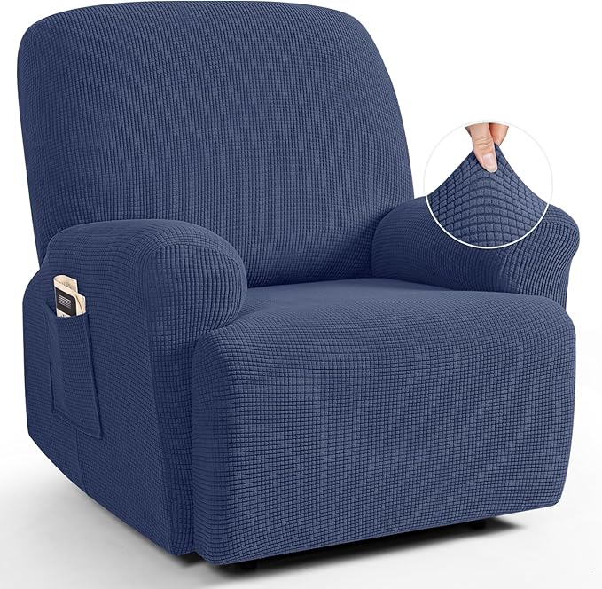 TAOCOCO Oversized Recliner Chair Covers, 1 Seater Streach Recliner Covers Soft