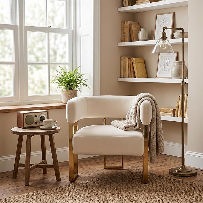Barrel Accent Chair, Living Room Side Chair
