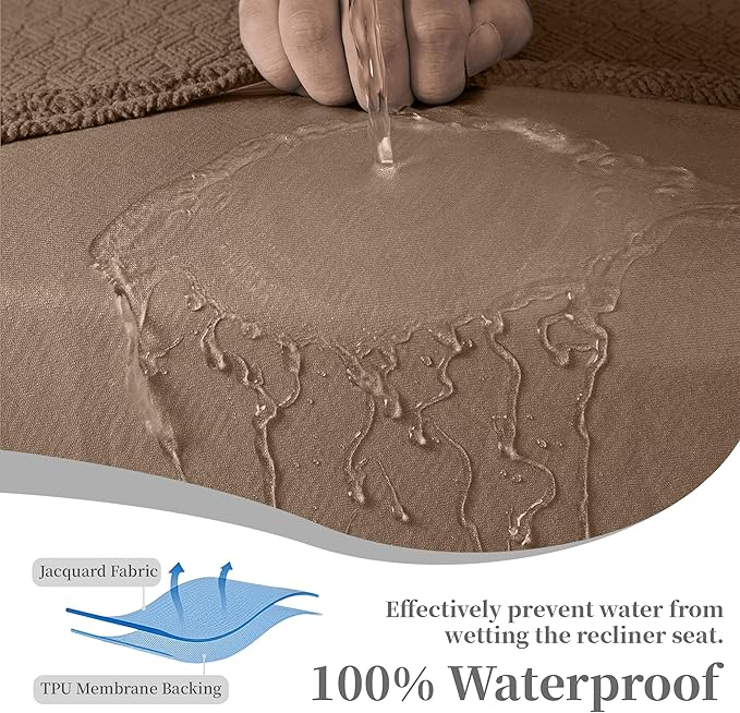 100% Waterproof Sectional Recliner Couch Covers