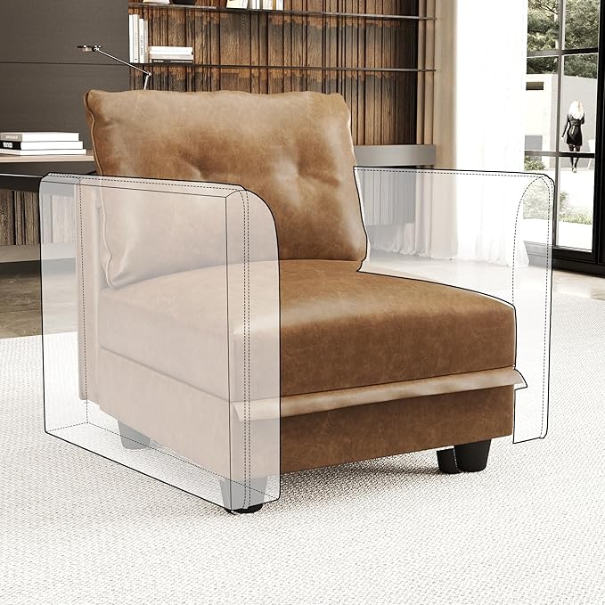 LLappuil Modular Sectional Sofa Middle Module Storage Seat