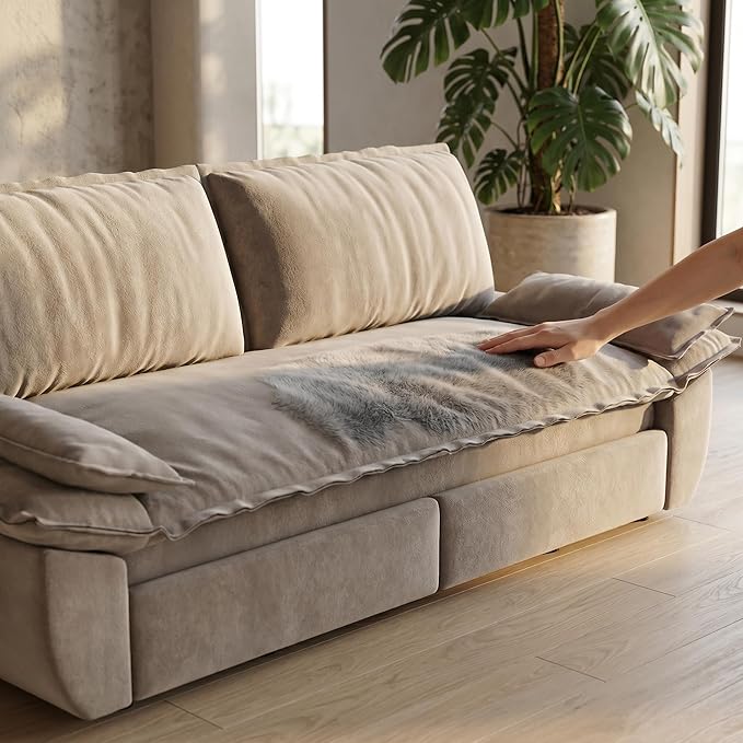 73.2" Sofa Bed Queen, 3-in-1 Pull Out Sofa Bed