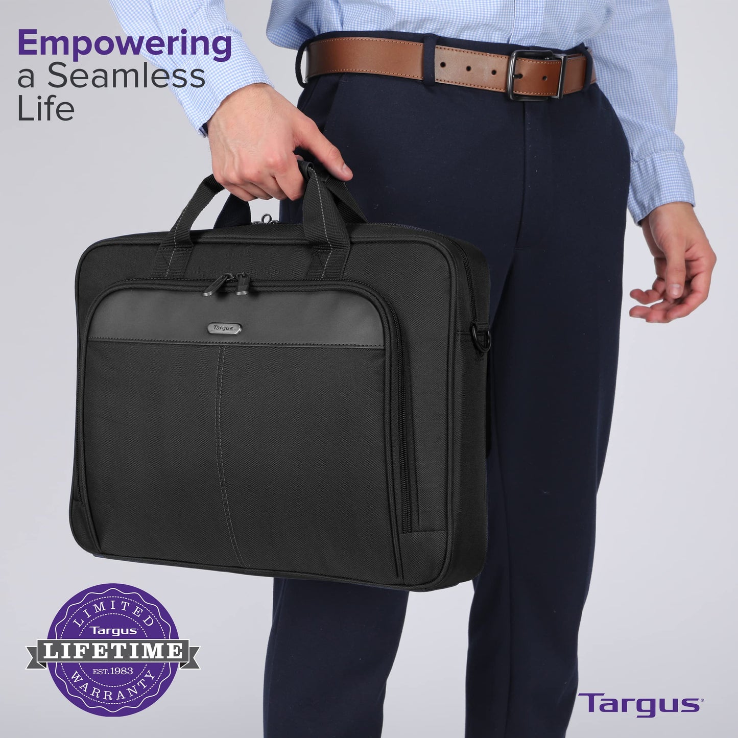 Targus Classic Topload Case for 16 Inch Laptops (TCT027US)