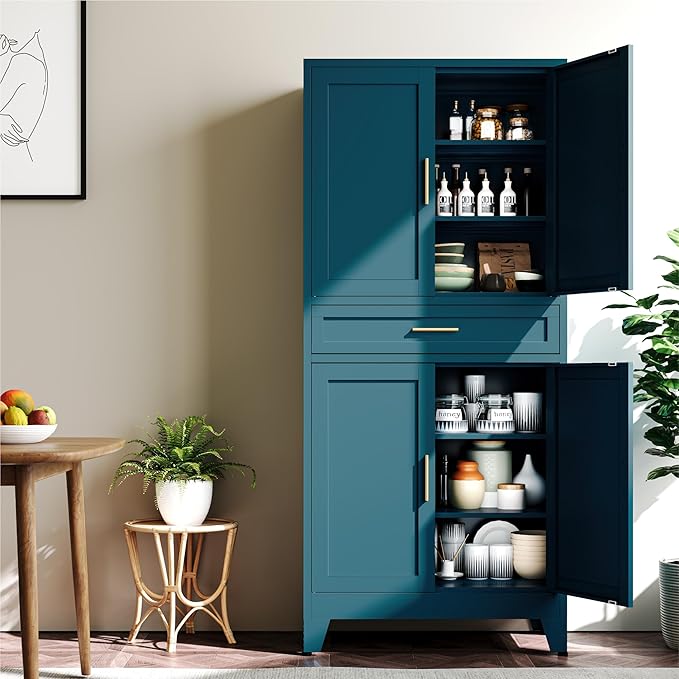 YAUWOH 71''Tall Kitchen Pantry Cabinet