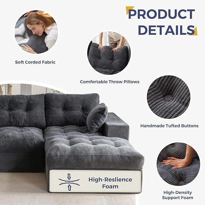 MAXYOYO Modular Sectional Sofa