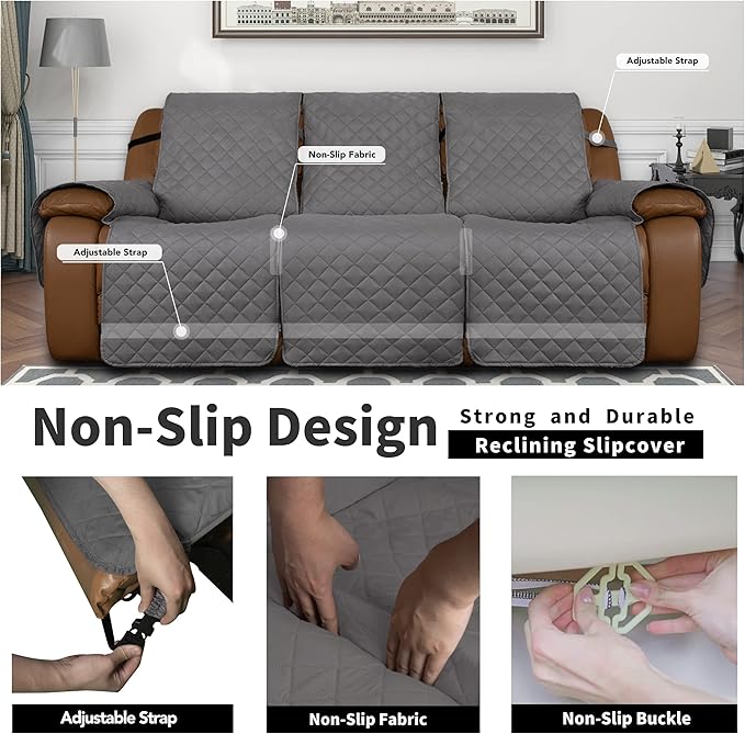 Easy-Going Oversized Recliner Sofa Cover, Reversible Couch Cover