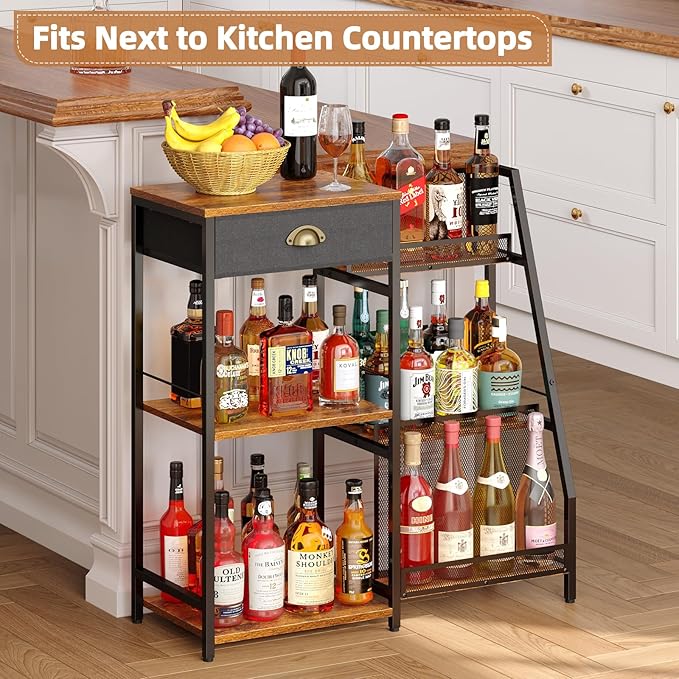 Jakyitvi Liquor Cabinet Bar for Home