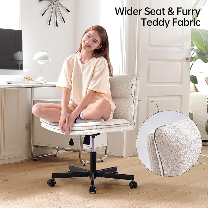 EMIAH Armless Office Desk Chair
