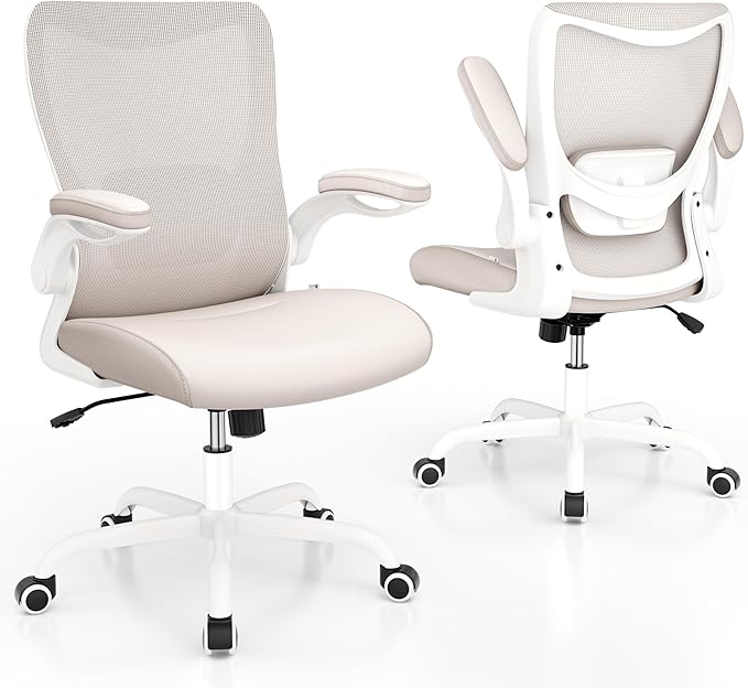 MUXX.STIL Office Chair, PU Leather Ergonomic Desk Chair