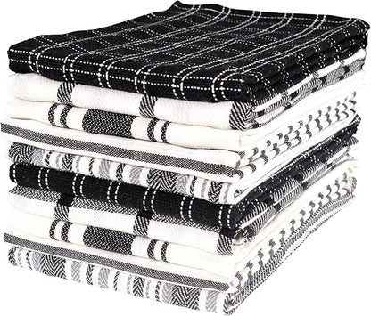 KAF Home Assorted Flat Kitchen Towels |100% Cotton