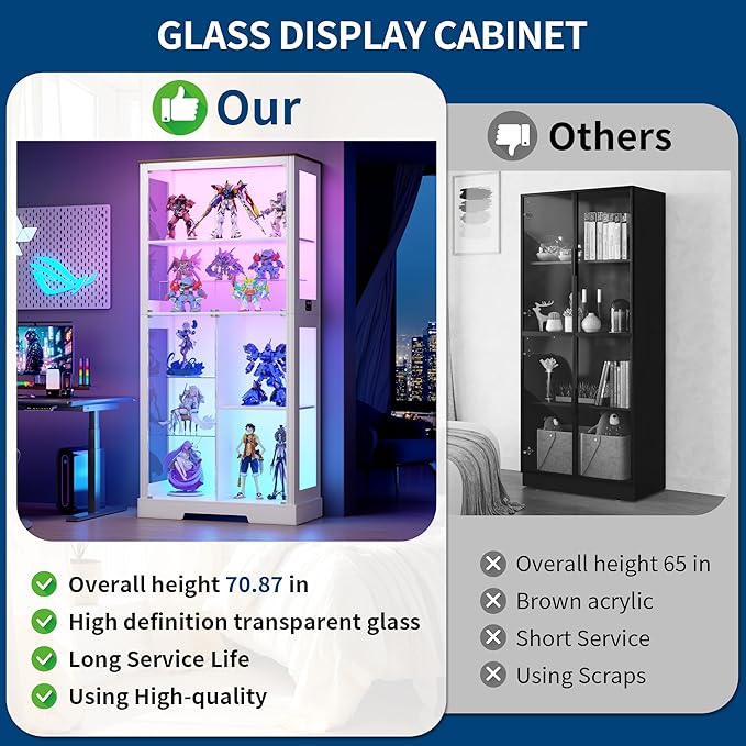 HNEBC Glass Display Cabinet
