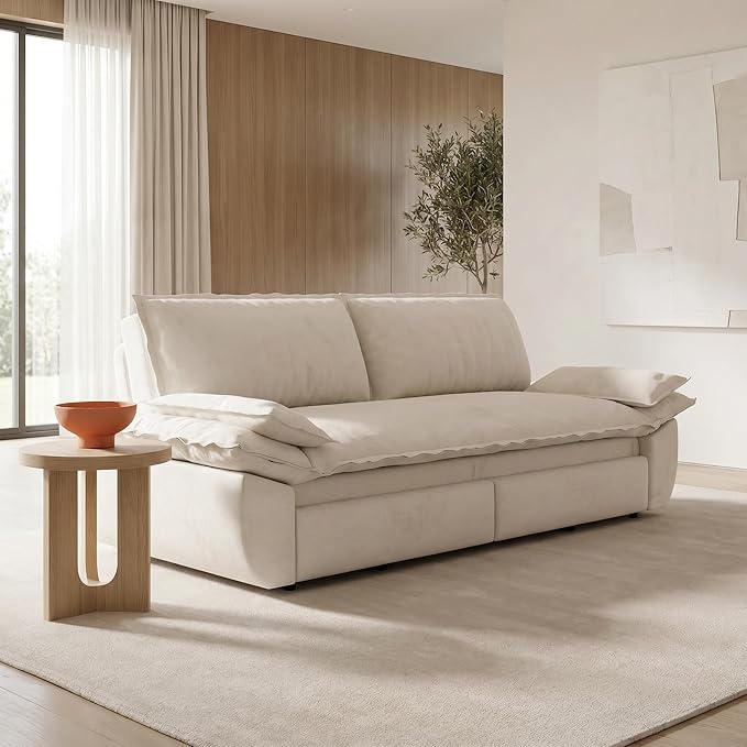 73.2" Sofa Bed Queen, 3-in-1 Pull Out Sofa Bed