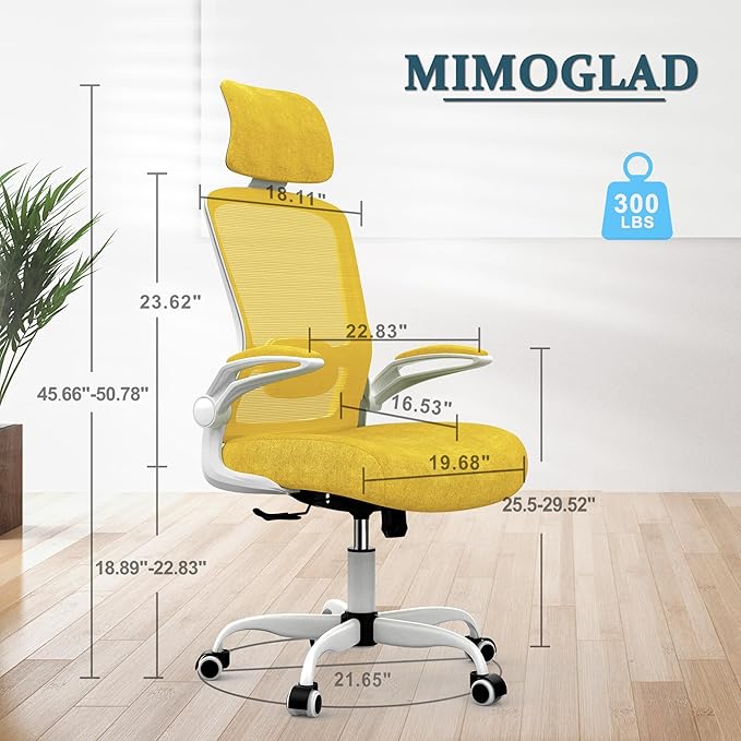 Mimoglad Office Chair, High Back Ergonomic Desk Chair