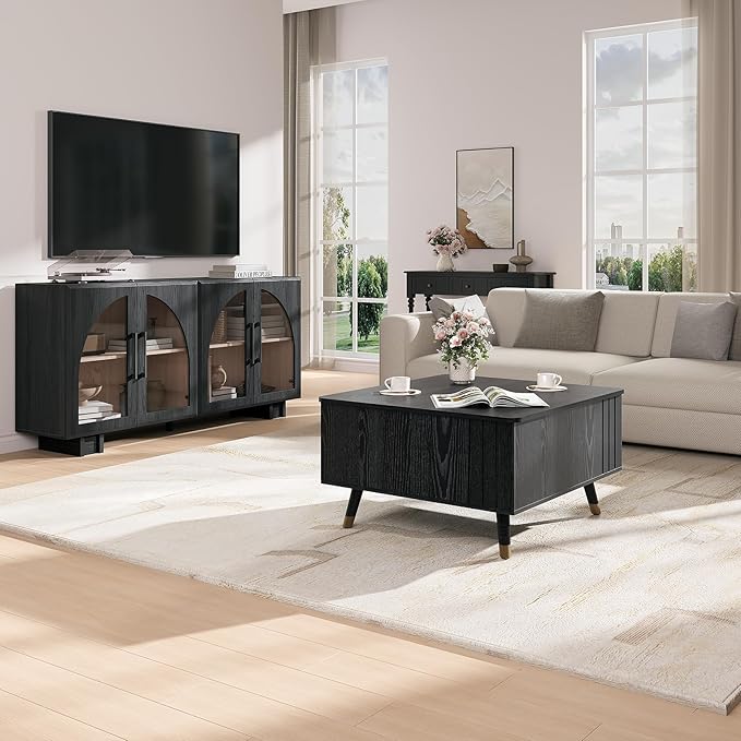 SULIVES Lift Top Coffee Table