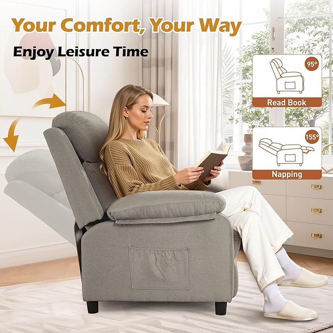 Korser Recliner Chair, Living Room Chairs