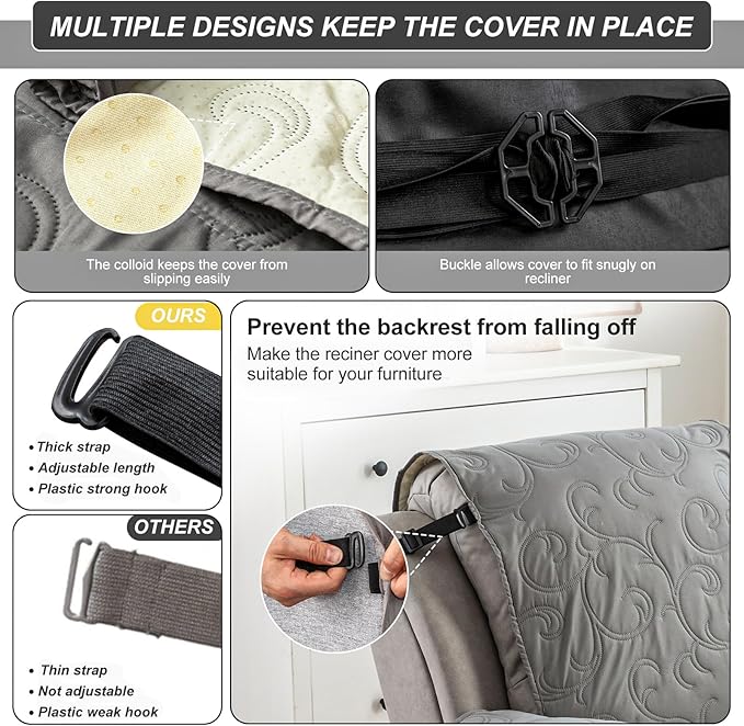 100% Waterproof Recliner Chair Cover, Recliner Chair Covers