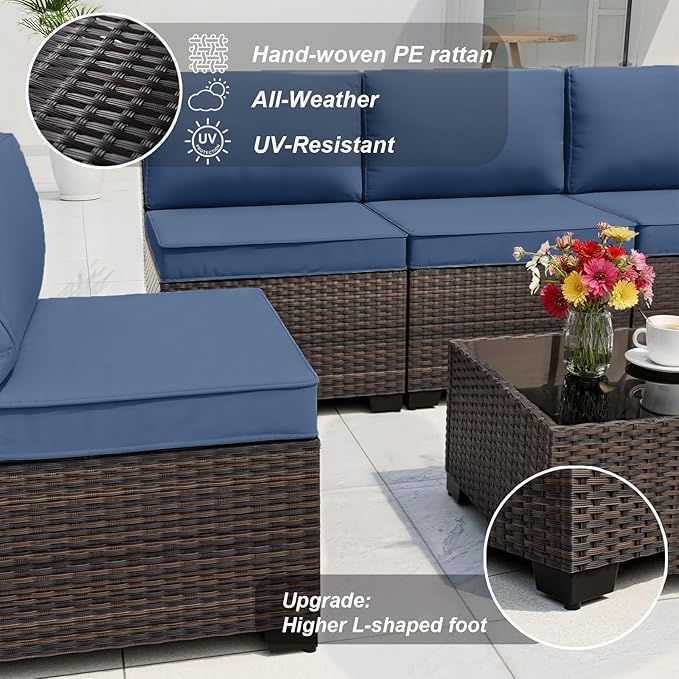 ALAULM Patio Furniture Set
