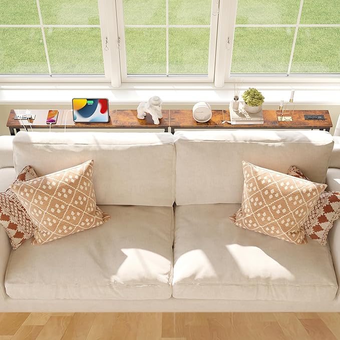 ELYKEN 5.9" Narrow Console Sofa Table