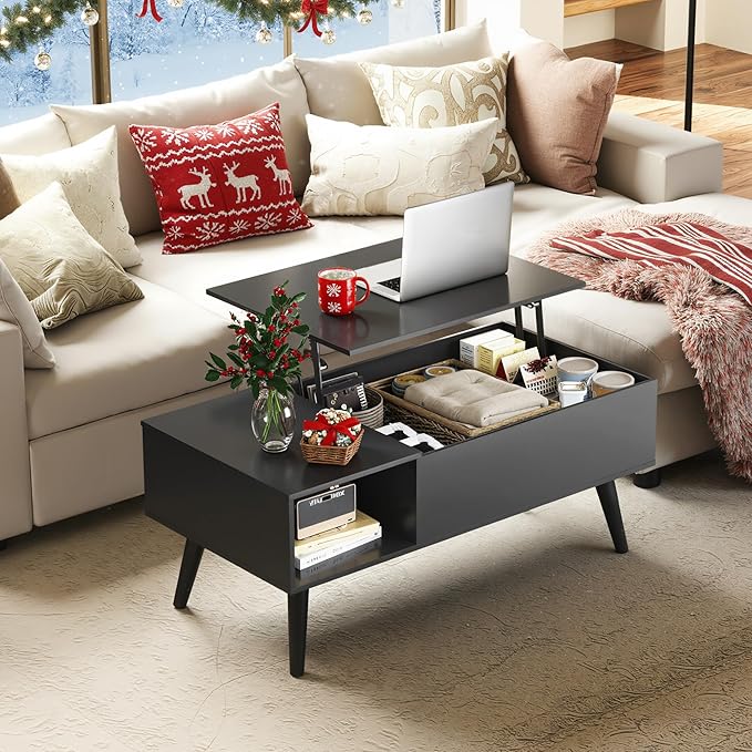 WLIVE Coffee Table for Living Room, Lift Top Coffee Table