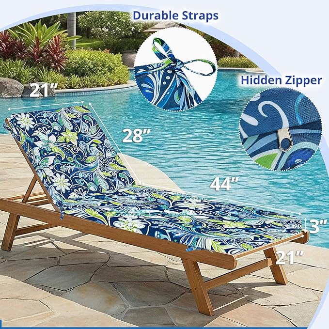 Fabuday Chaise Lounge Chair Cushions