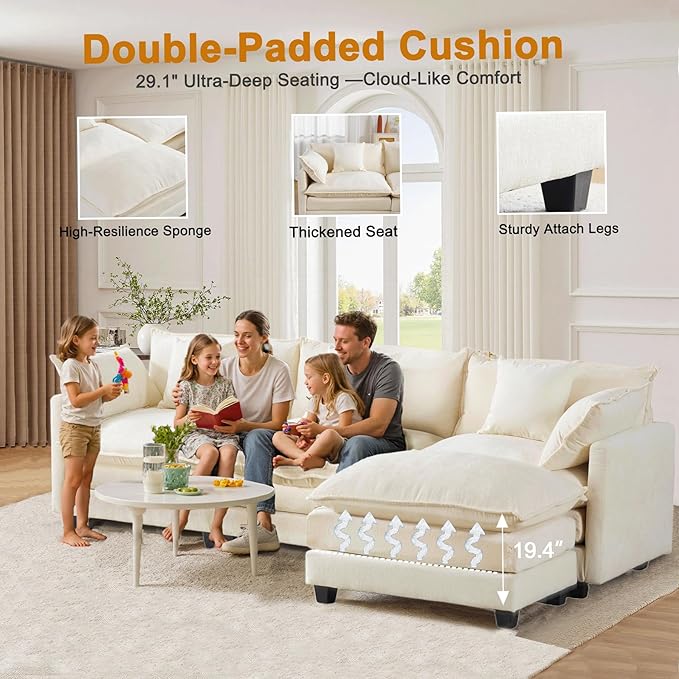 Expandable Modular Sectional Sofa