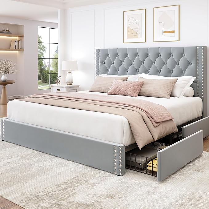 LARMACE King Size Bed Frame