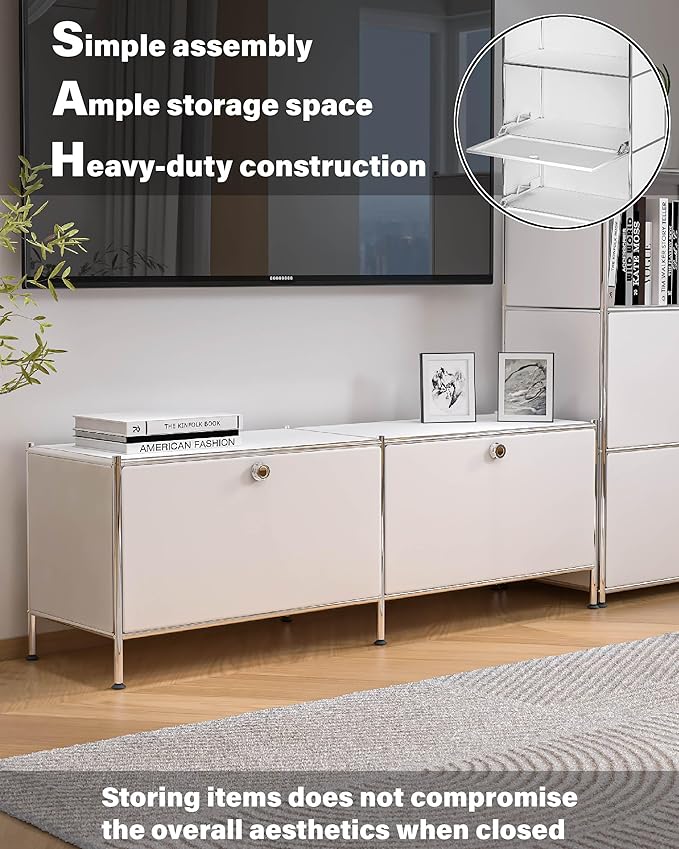 Metal Low Board Storage Cabinet