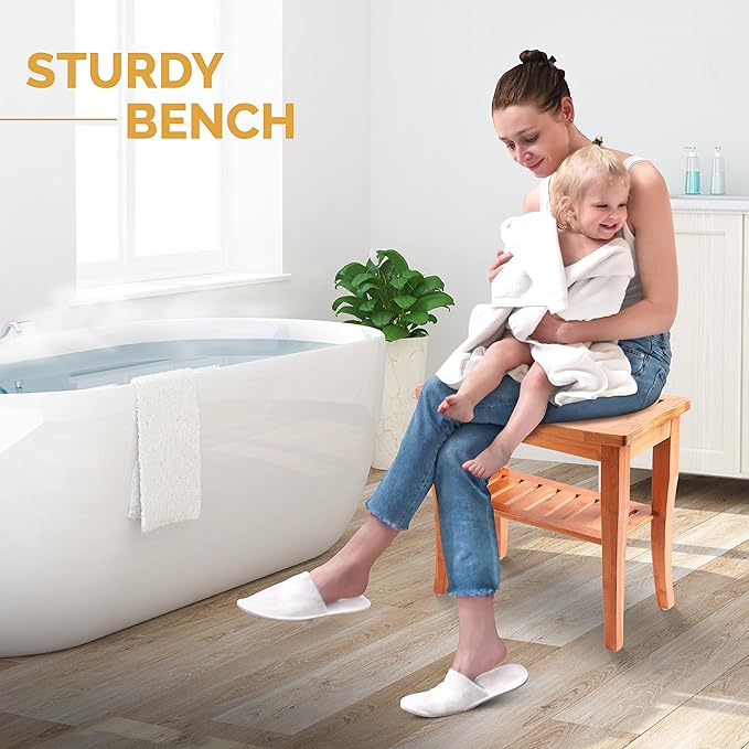 Bamboo Shower Bench