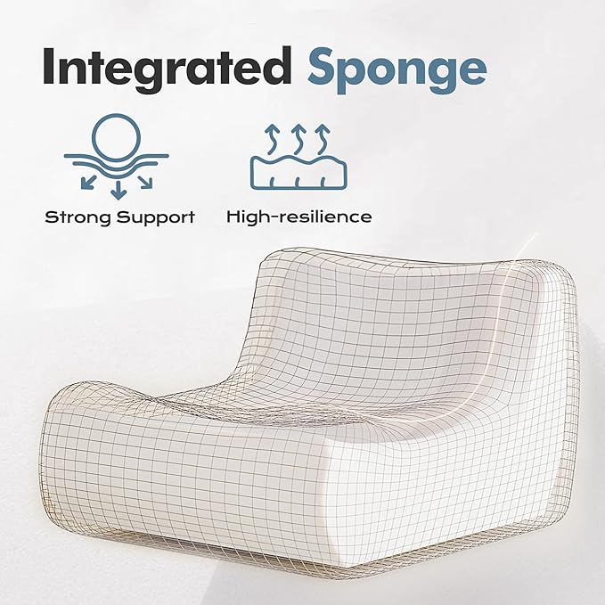 Bean Bag Loveseat Chair Big Sofa Beanbag Chair