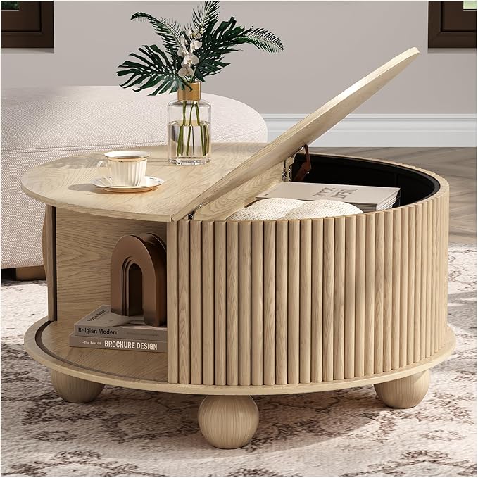 JOINICE Round Coffee Table