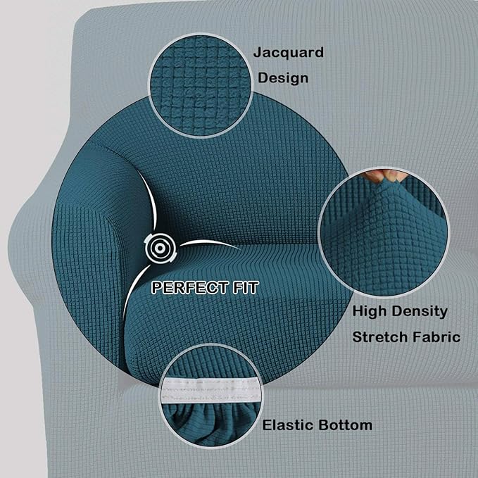 Turquoize 2 Piece Chair Covers Chair Slipcovers