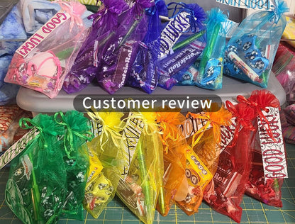 Jexila 120PCS Sheer Organza Bags 5X7 inches Mesh Drawstring Gift Bags Small for Jewelry Wedding Party Baby Shower Favor Bags (Rainbow )