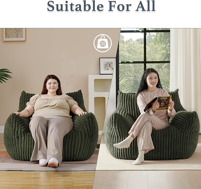 Gericco Giant Plush Bean Bag Chair
