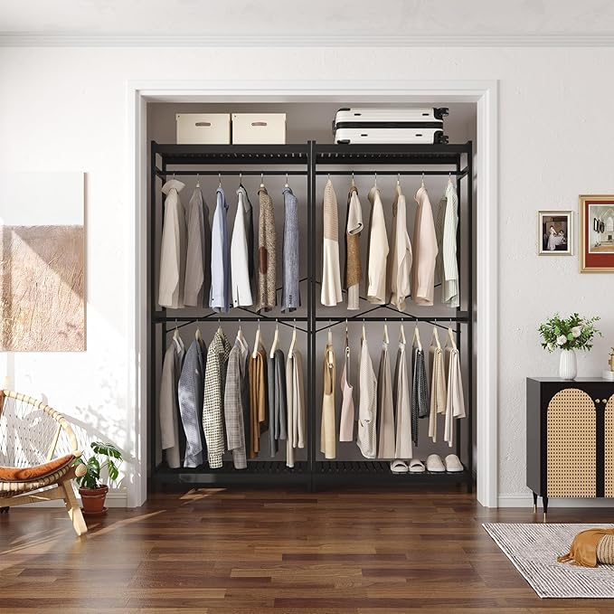 Homykic Bamboo Clothes Rack